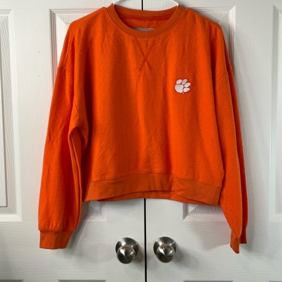 Summit Sportswear - Women’s Clemson Tiger  Sweater Size S - Picture 2 of 8